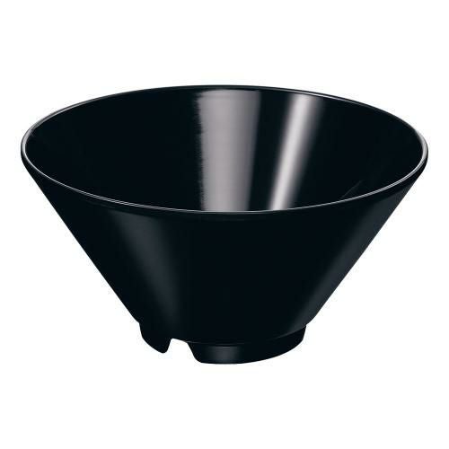 メラミン ヌードルボール 19cm 黒