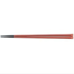 塗箸 天削塗箸朱塗21cm  朱
