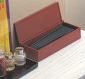 箸箱 千筋箸箱新溜塗