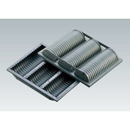 マキシコート 波ラウンド型3連落し蓋式 400×315×105