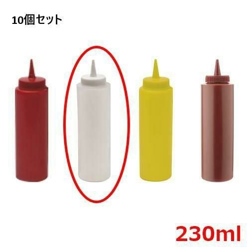 【10セット】MTIディスペンサー8oz/230ml白 M03015