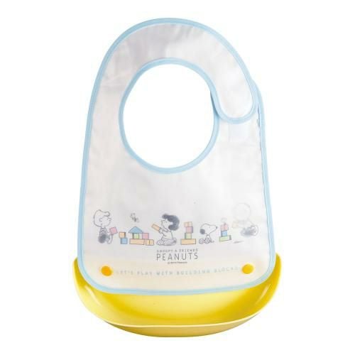 ポリプロピレンお子様食器「スヌーピー」 ベビーエプロン BR-4