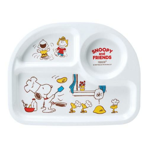 メラミンお子様食器「スヌーピー」 ランチ皿 L