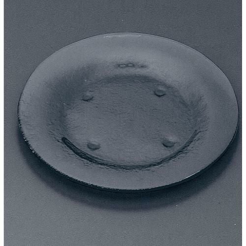 タイガーグラス ラウンドプレート 205 163-031-00 グレー