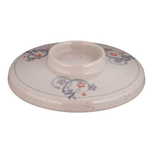 メラミン「かりん」茶椀蒸 蓋 M-229-K