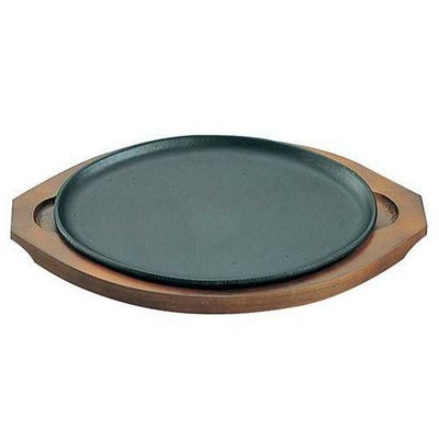 【アサヒ 鉄 ステーキ皿 A-105-38 慶長】 幅288×奥行208(mm)【グループA】