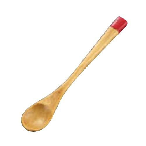 スス竹 朱塗分け丸スプーン(全長86) 食器//小物送料対象商品