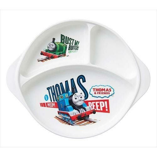 【お子様食器 きかんしゃトーマス ランチ皿(足ゴム付)CB-36 106910】 幅236×奥行194×高さ32(mm)