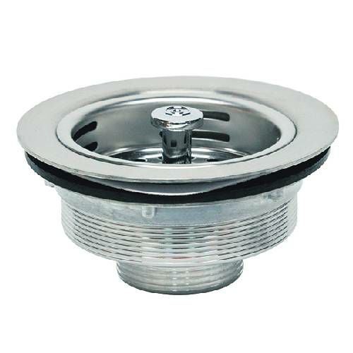 共栓 ステンレス製 菊型カゴ付 G1-1/2ネジ TO-113S-G Φ114.5×H57.5mm