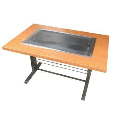 業務用/新品】伊東金属 お好み焼きテーブル 幅800×奥行750×高さ700 [IM