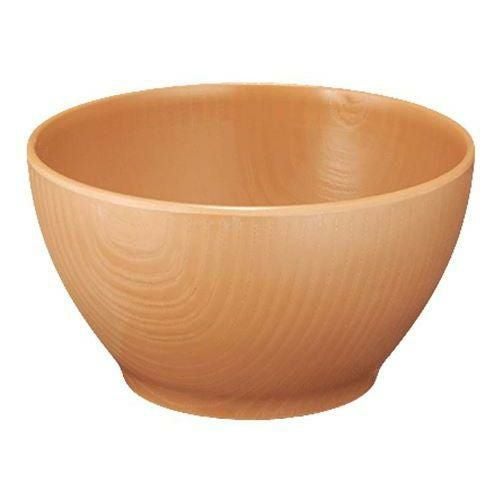 メラミン食器 ウォールナ ボール 12cm WD-21-LBR ライトブラウン 高さ69(mm)