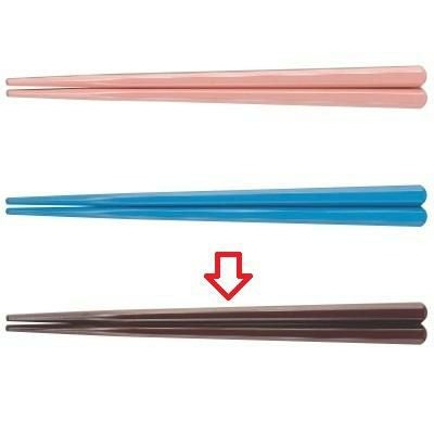 箸 18cm六角先端角箸ワイン ホタテ貝抗菌 ワイン