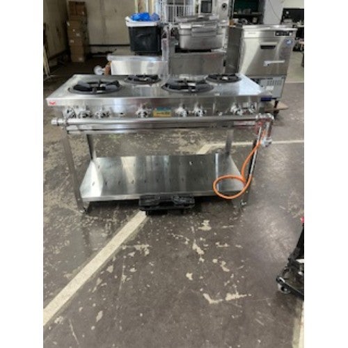 業務用/新品】【コメットカトウ】ガステーブル 6口 XY-18906T 幅1800