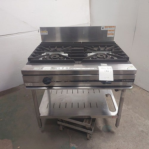 業界最長1年保証】【中古】ガステーブル2口 内管 タニコー TSGT-0920A