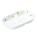 リ・おぎそ 子ども食器シリーズ 角仕切皿 17cm 2065-1230