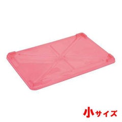 EBM PP半透明カラー番重 蓋 小 レッド(サンコー製)