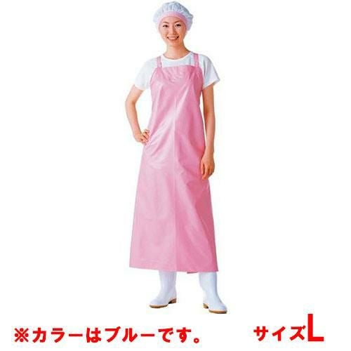 マイティクロス エプロン ブルー L 胸当 Eー1001ー1