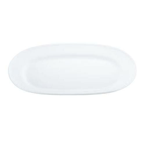 【スーパーセラミック 楕円プラター 10inch】 幅270×奥行186×高さ27(mm)【グループA】