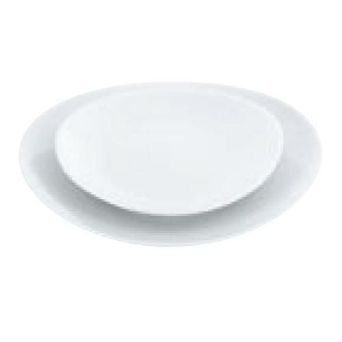 磁器 中華・洋食兼用食器 白楕円皿 13cm 食器//小物送料対象商品