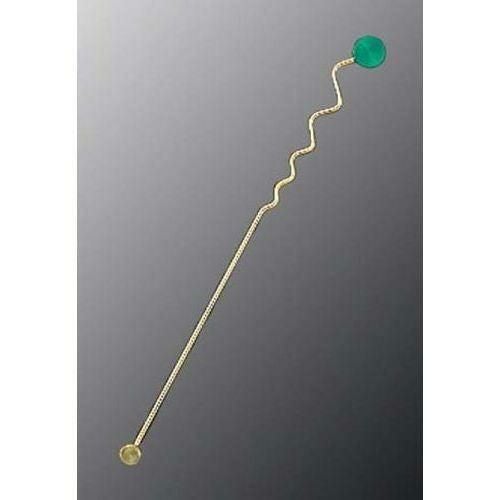 18-8 カプリ マドラー 金 グリーン M-90