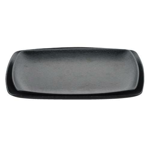 天目砂鉄 角皿 31cm