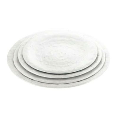 【モダンホワイト 丸皿 8寸】 高さ36(mm)【グループA】