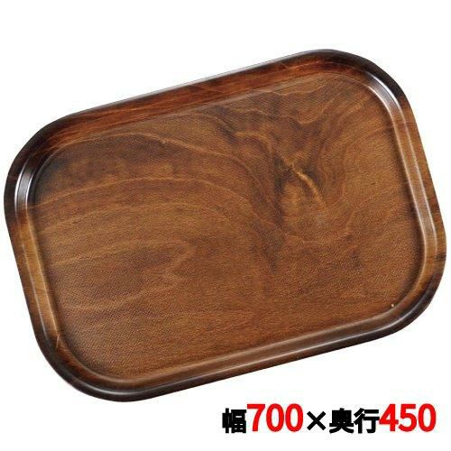ウッドトレー 長角型 ノンスリップ PH556046
