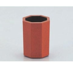 楊枝 八角妻楊子入れ ワインパール天朱 幅40 奥行40 高さ56