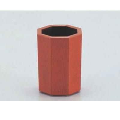 楊枝 八角妻楊子入れ ワインパール天朱 幅40 奥行40 高さ56