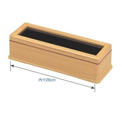 箸箱 メニュー立て付きニュー箸箱 黒渕朱(楊子入付) PATP /業務用/新品