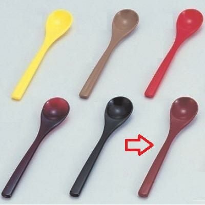 スプーン 茶碗蒸しスプーン ブラウン 茶