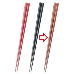 箸 1膳入 本漆頭円本色(スベリ止付)
