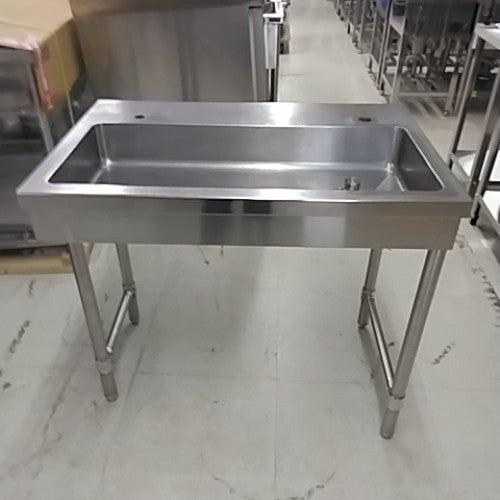送料込　業務用　作業台　ステンレス作業台 SUS4-189N ステンレス作業台 幅1800×奥行900×高さ740mm/新品/業務用