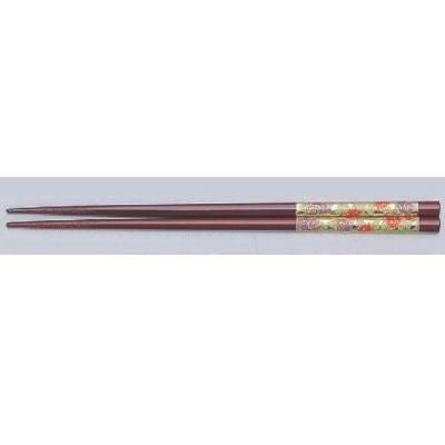 箸 塗箸 紅薔薇