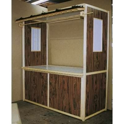 【受注生産品】組立式屋台板目仕様 屋根/桧皮並葺 11-456-5 幅2100×奥行1050×高さ2100(mm)