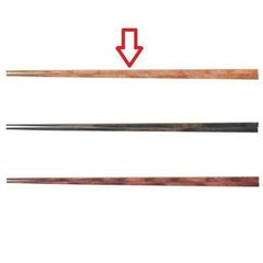 箸 23.5cm極細5MM角箸 木肌