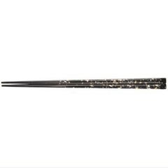 塗箸 天削塗箸黒金銀箔刷22.5cm
