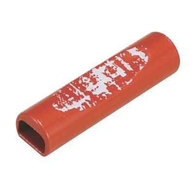 箸置 枕型箸止兼用箸置 朱/白カスリ