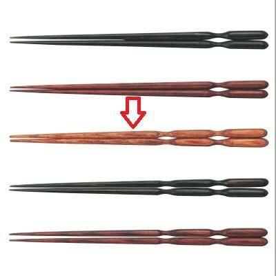 箸 23cm二連しぼり箸 黄肌