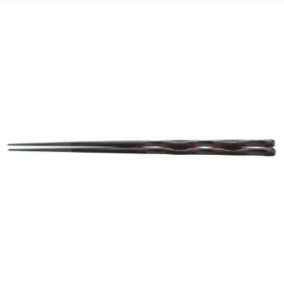 塗箸 面彫塗箸曙 22.7cm