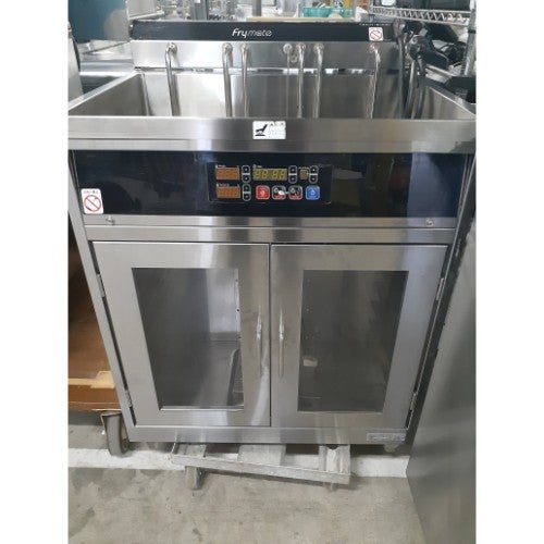 業界最長1年保証】【中古】電気ドーナッツフライヤー 24L ホイロ付き