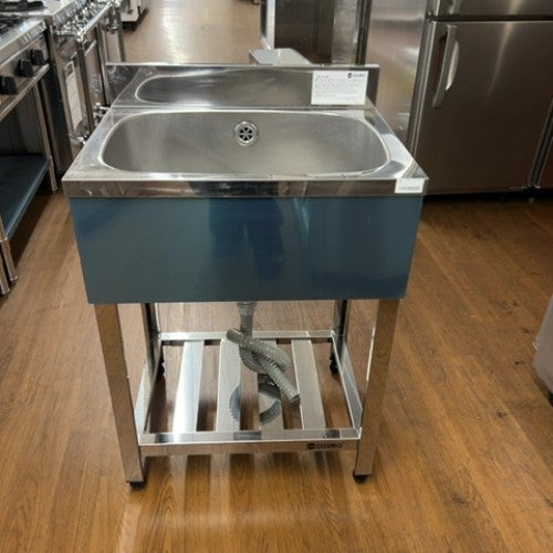 中古】一槽シンク BGあり 東製作所(アズマ) 幅600×奥行450×高さ800