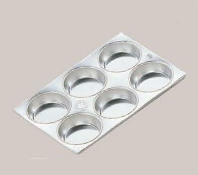FK ブリキ マフィン型 B #7カップ 6ヶ付