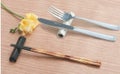 箸置 マルチレスト 銀塗 樹脂製