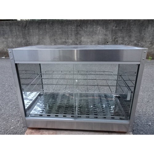 業務用/新品】 ニチワ ホットショーケース HSC-900 背面引き違い戸 幅