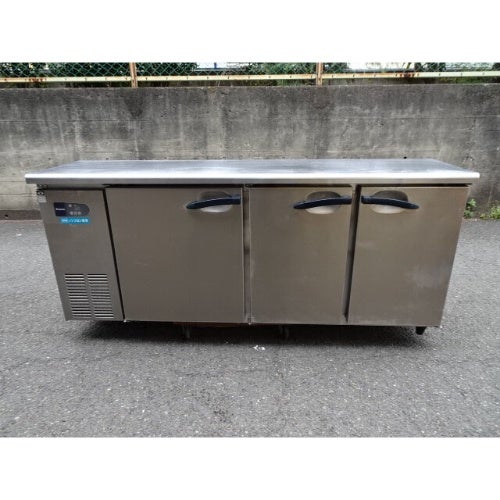 中古】冷蔵コールドテーブル 大和冷機 6041CD-A 幅1800×奥行450×高さ