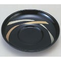茶托 だるま茶托 黒花帯