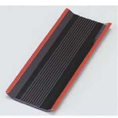 おしぼり受け 筋入羽反おしぼり入れ 黒天朱