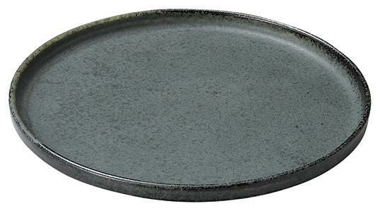 黒滴 6.0丸浅口切立皿