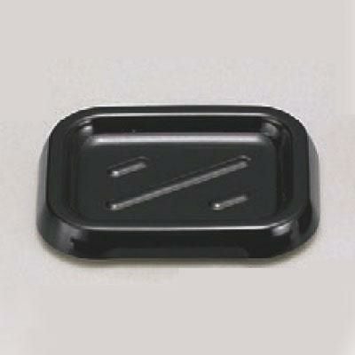 長角石鹸台ブラック(大) ブラック